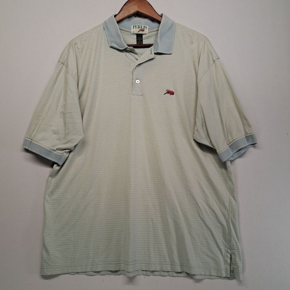 Perlis XL Mens Polo Peruvian Pima Cotton